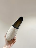 GUCCI一比一GG草編渔夫拖鞋 女款全皮早春帆布平底