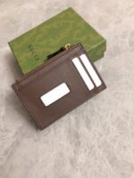 Gucci CY系列 597608 高端原單 纖薄卡包 PVC配牛皮 多口袋設計