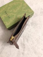 Gucci CY系列 597608 高端原單 纖薄卡包 PVC配牛皮 多口袋設計