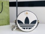adidas x Gucci 702626 Ophidia聯名肩背包 Trefoil貼飾 復古現代兼具