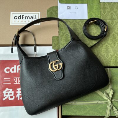 Gucci Cosmogonie 726274 克皮新月肩背包 秀場靈感 雙G標誌