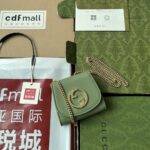 Gucci原單Blondie鏈條包原廠皮黑色互扣小巧斜挎腋下包復古時尚725219