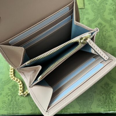 Gucci一比一Blondie鏈條包原廠皮互扣小巧斜挎腋下包復古時尚725219