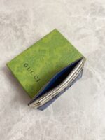 Gucci復刻版男士小卡包GG Supreme帆布互扣雙G細節時尚配飾701425