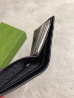 Gucci一比一男士短式錢包GG Supreme帆布互扣雙G標識經典配飾701420