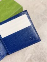 GucciA貨男士短式錢包GG Supreme帆布互扣雙G標識時尚配飾701420