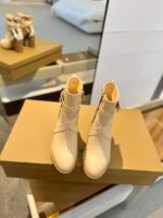 Burberryy博柏利一比一仿版格紋靴經典高跟優雅款