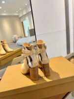 Burberryy博柏利一比一仿版格紋靴經典高跟優雅款
