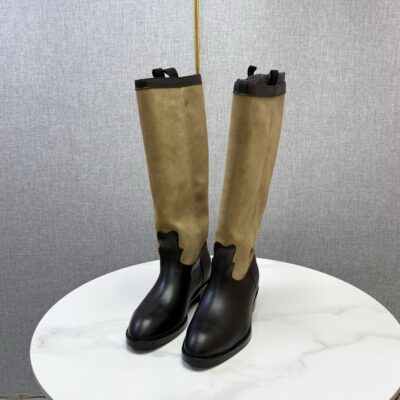 Chanel香奈兒高仿巴黎秋冬走秀鞋 金色五金扣 義大利小牛皮女鞋