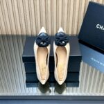 Chanel香奈兒高仿25SS山茶花單鞋 瑪麗珍方頭 平底舒適百搭