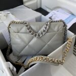 Chanel高仿秋冬19Bag銀鏈枕頭包時尚經典百搭