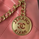 Chanel 高仿 Mini 22 手提包深粉迷你版2023春夏法式優雅AS3980
