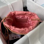 Chanel 高仿 Mini 22 手提包深粉迷你版2023春夏法式優雅AS3980
