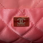 Chanel 高仿 Mini 22 手提包深粉迷你版2023春夏法式優雅AS3980