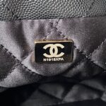 Chanel香奈兒高仿AS3980 mini22顆粒皮迷你包經典黑色鏈條