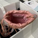 Chanel香奈兒高仿 AS3980 mini22 顆粒皮迷你包 鏈條包