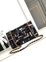 Chanel香奈兒高仿限量威斯敏斯特CF刺繡珍珠包粗花呢鏈條包