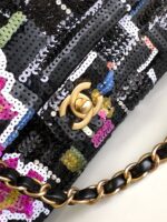 Chanel香奈兒高仿限量威斯敏斯特CF刺繡珍珠包粗花呢鏈條包
