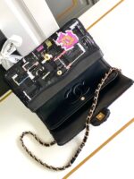 Chanel香奈兒高仿限量威斯敏斯特CF刺繡珍珠包粗花呢鏈條包