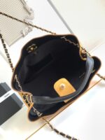 CHANEL香奈兒高仿經典拼色托特包金鏈條菱格紋法式典雅