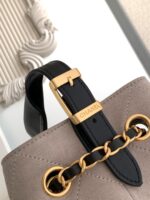 CHANEL香奈兒A貨經典拼色托特包黑金鏈條菱格紋時尚大方AS5634