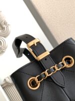 CHANEL香奈兒高仿經典拼色托特包黑金鏈條百搭菱格紋法式優雅AS5634