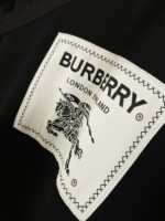 Burberry Prorsum黑色大標棉質運動連帽衛衣 男女同款