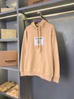 Burberry Prorsum卡其大標棉質運動連帽衛衣 男女同款