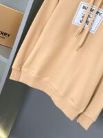 Burberry Prorsum卡其大標棉質運動連帽衛衣 男女同款