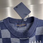 路易威登高仿25SS棉質短袖圓領衫 Damier Monogram拼接 精品復刻