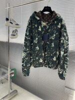 路易威登高仿25SS Nigo聯名雙面連帽拉鍊夾克 街頭潮流 精品復刻