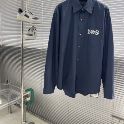 路易威登高仿25SS人頭印花襯衫 精緻手工復刻