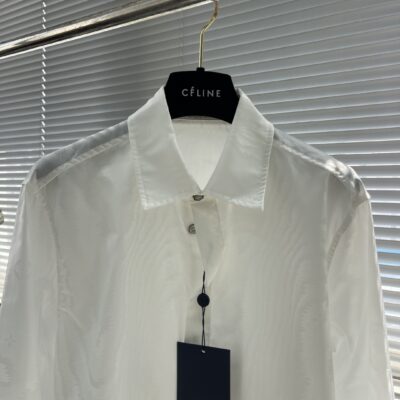 路易威登高仿25SS棉質長袖襯衫 珠光扣細膩工藝