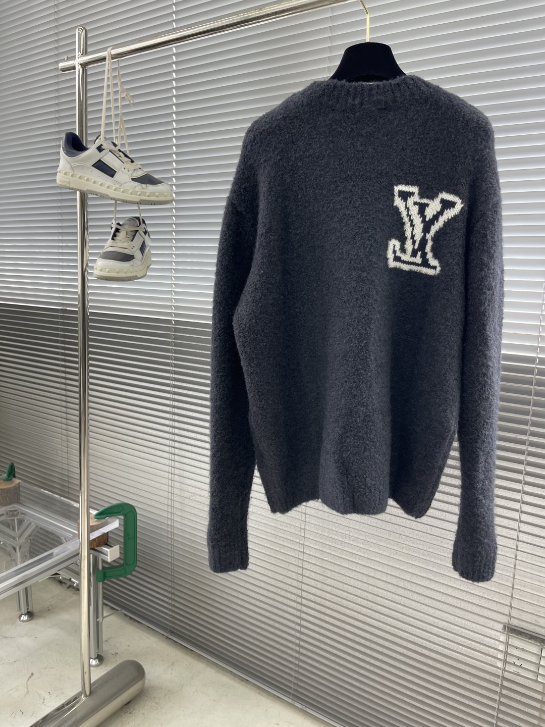 LV 高仿撞色標識針織衫 摩登羊毛混紡 25SS