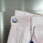 LV 高仿粉色馬賽克牛仔褲 斜紋丹寧 男女同款 25SS