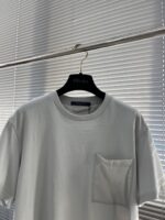 LV 高仿 灰色 25SS MONOGRAM 錦綸嵌飾T恤 男女同款