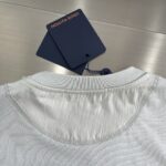 LV 高仿 灰色 25SS MONOGRAM 錦綸嵌飾T恤 男女同款
