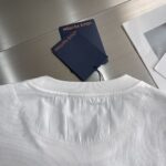 LV 高仿 白色 25SS MONOGRAM 錦綸嵌飾T恤 男女同款