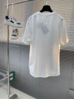 LV 高仿 白色 25SS MONOGRAM 錦綸嵌飾T恤 男女同款