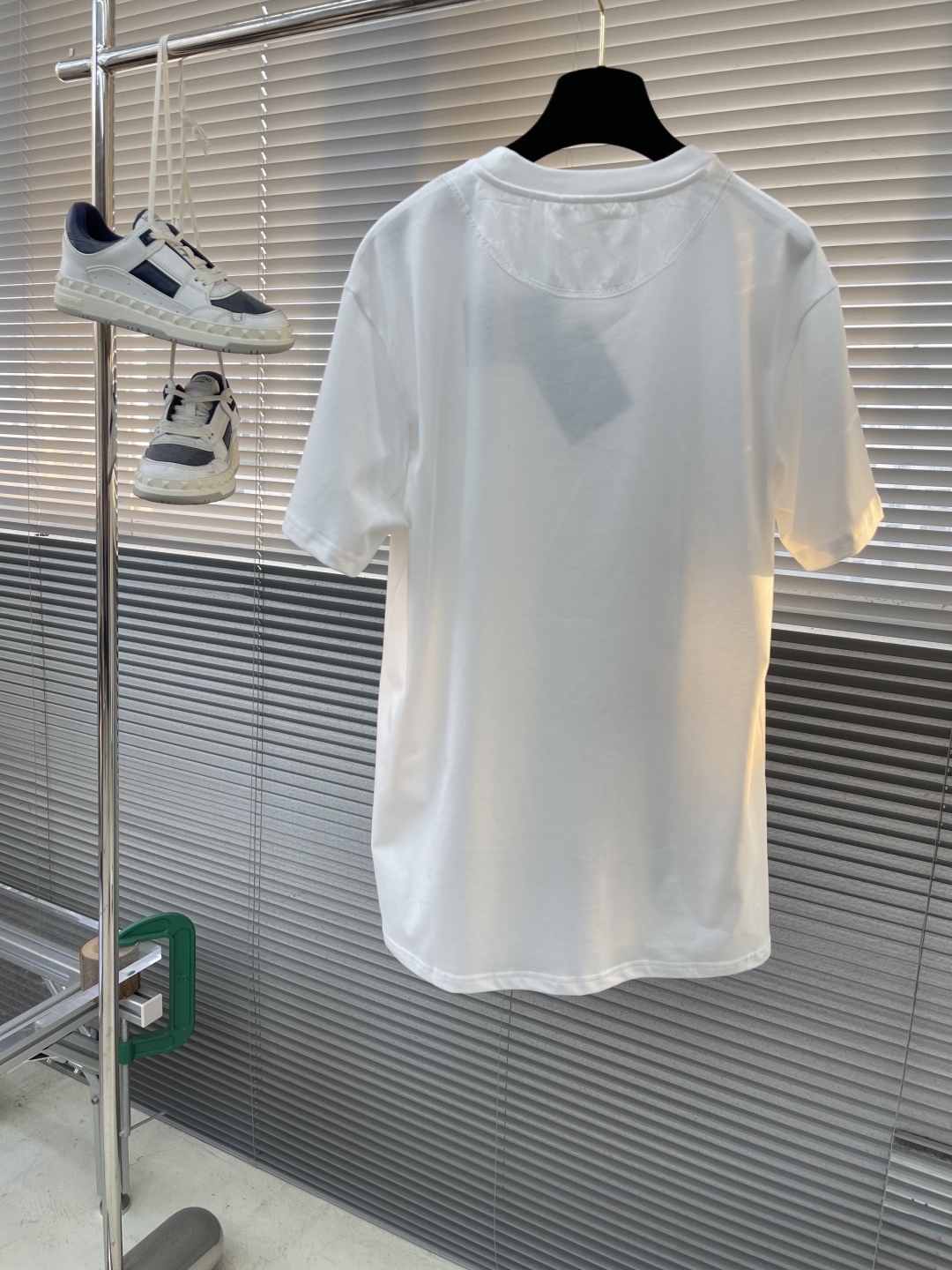 LV 高仿 白色 25SS MONOGRAM 錦綸嵌飾T恤 男女同款