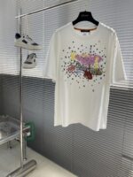 LV 高仿 25SS 龍蝦刺繡圓領短袖 男女同款