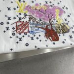 LV 高仿 25SS 龍蝦刺繡圓領短袖 男女同款