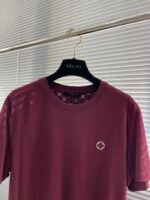 LV短袖T恤精品仿製2025復刻版棗紅色圓領男女同款舒適耐穿品質保障