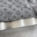 LV復刻版25SS牛仔連帽外套滿印Monogram提花潮流百搭高仿男女同款