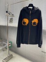 LV精品仿製25SS人頭聯名拉鍊外套潮流百搭男女同款高仿復刻