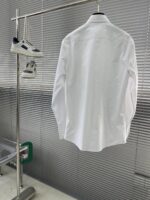 LV高仿25SS棉質牛津襯衫胸袋莱茵石漸變標識潮流百搭男女同款