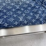 LV高仿牛仔襯衫外套滿印Monogram提花潮流百搭男女同款