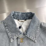 路易威登高仿25SS限量水洗牛仔夾克 Monogram壓紋 雅致外套