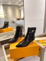 LV一比一秋冬專櫃走秀短靴 女士精緻楦型 4公分跟