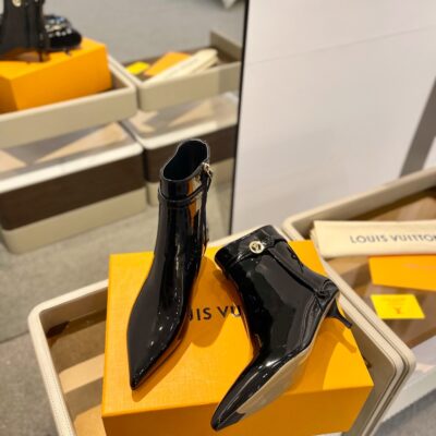 LV一比一秋冬專櫃走秀短靴 女士精緻楦型 4公分跟